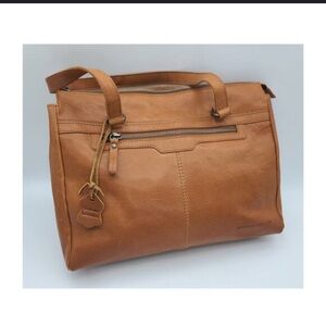 Spike & Sparrow Brown Leather Crossbody Bag